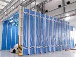 移動伸縮噴漆房