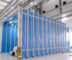 移動伸縮噴漆房